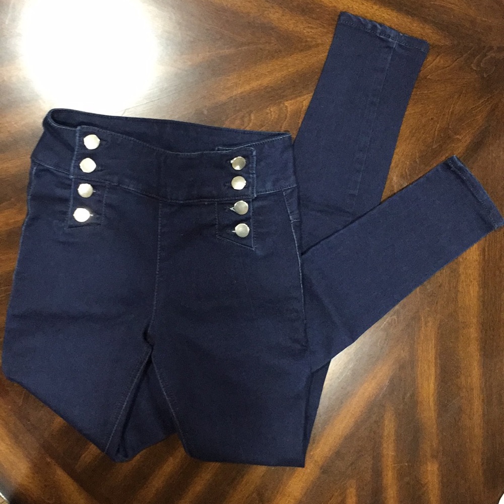 High-waist Skinny Jeans